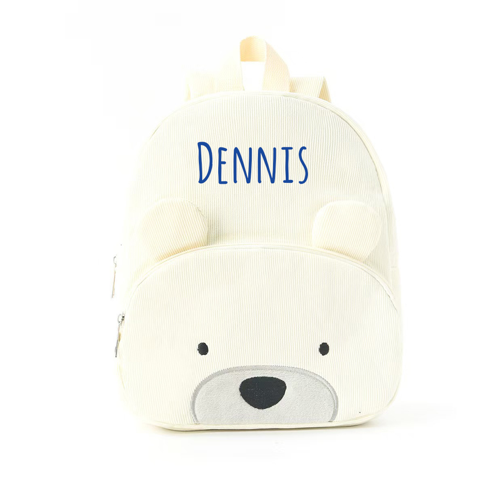 Personalized Lovely Corduroy Animals Backpack