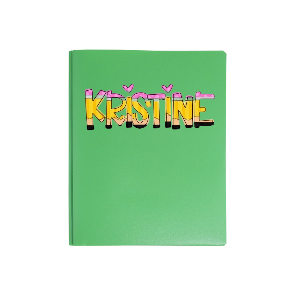 Personalized Back To School Colourful Folder