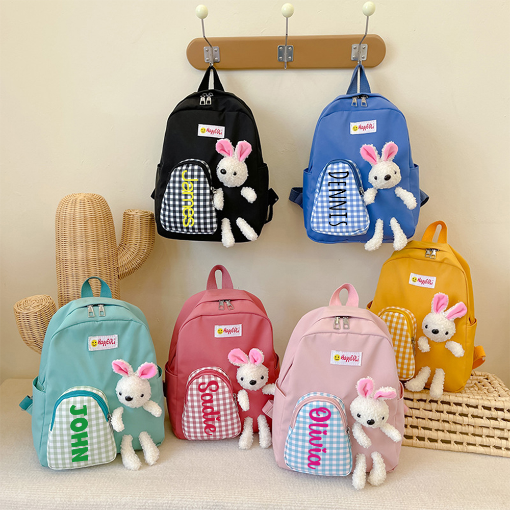 Personalized Kids Teddy Bear School Backpack