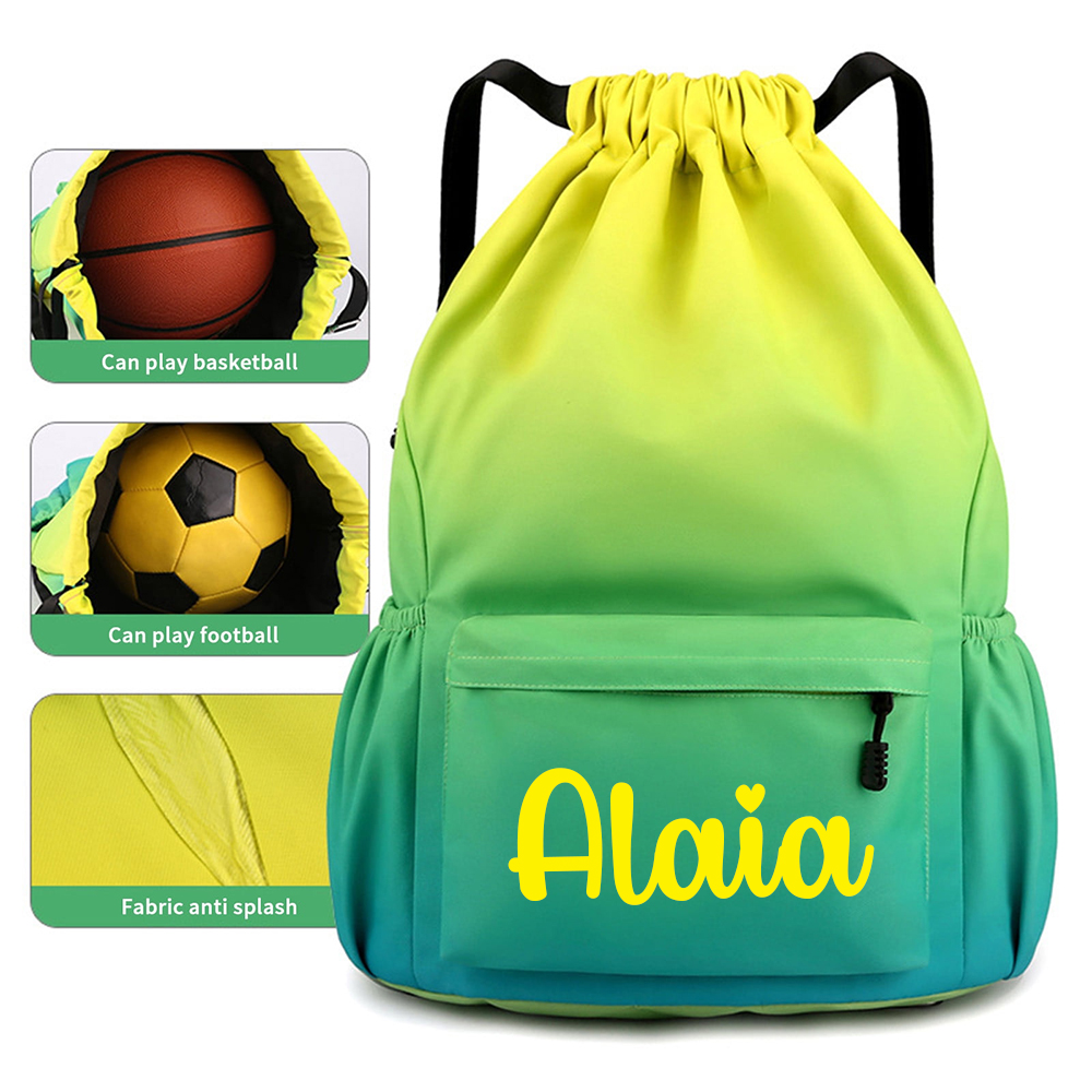Personalized Colorful Waterproof Oxford Gym Backpack