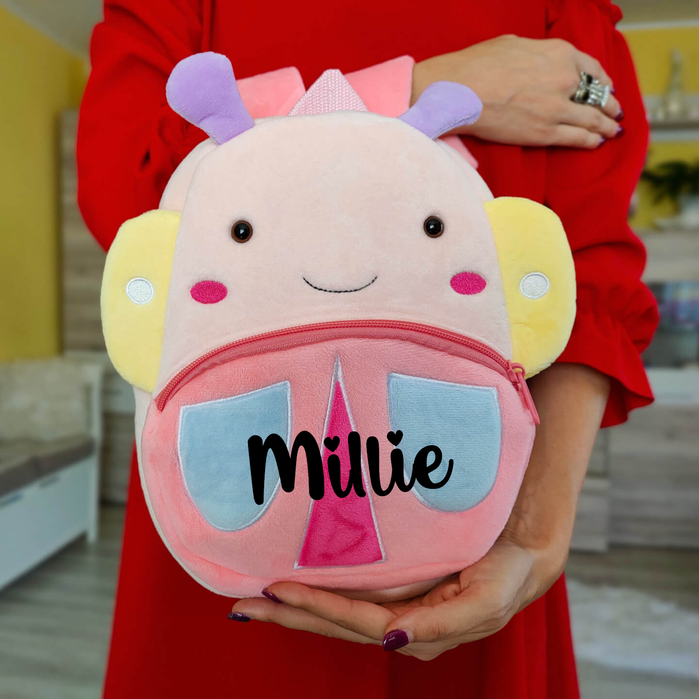 Personalized Cute Butterfly Animals Toddler Backpack