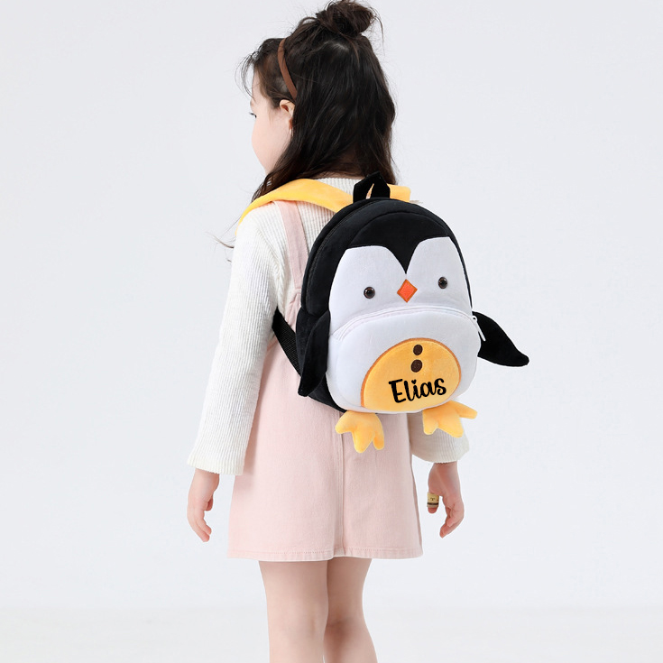 Personalized Cute Penguin Animals Toddler Backpack