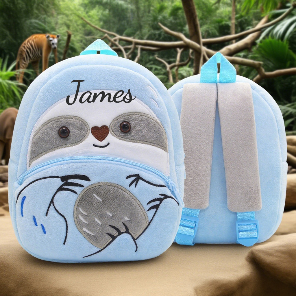 Personalized Cute Sloth Animals Toddler Backpack