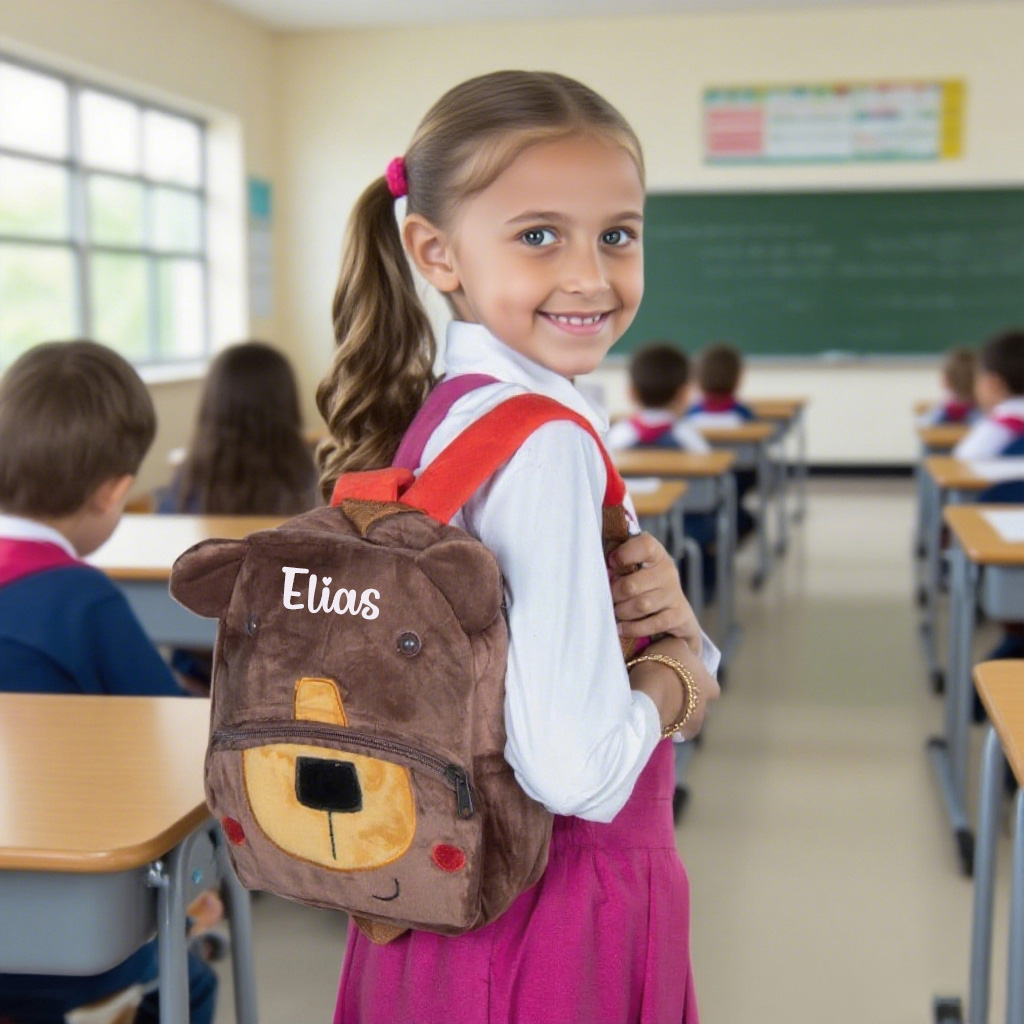 Personalized Cute Bear Animals Toddler Backpack
