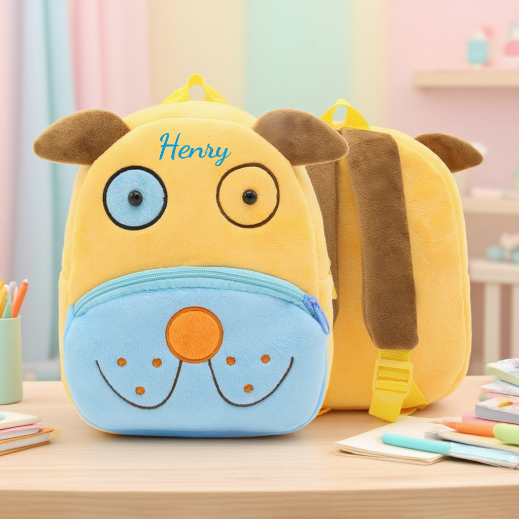 Personalized Cute Puppy Animals Toddler Backpack