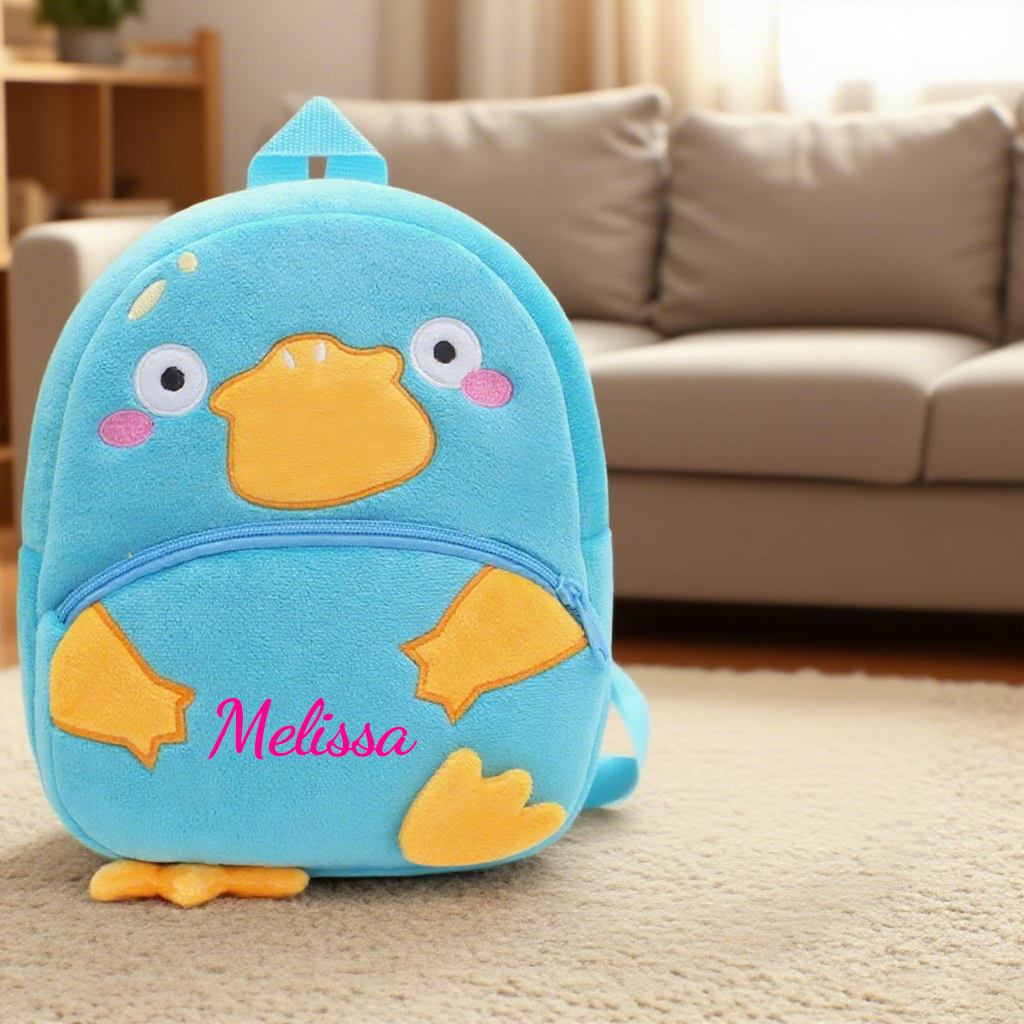 Personalized Cute Platypus Animals Toddler Backpack