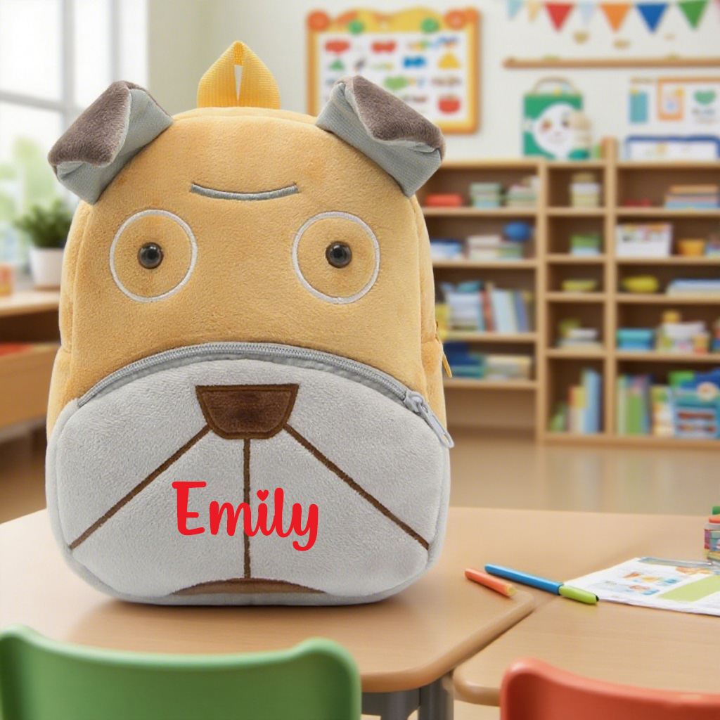 Personalized Cute Shar Pei Animals Toddler Backpack