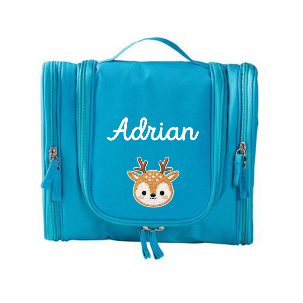 Personalized Cute Cartoon Waterproof Hanging Cosmetic Bag