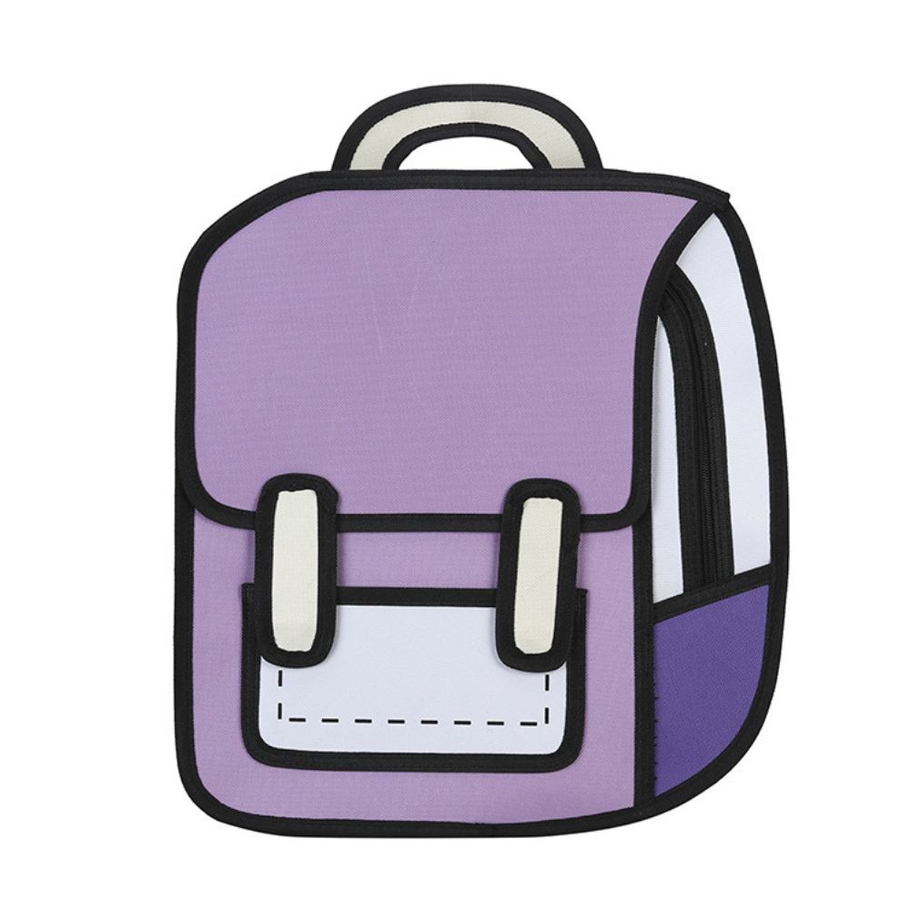 Personalized Color Comic School Backpack