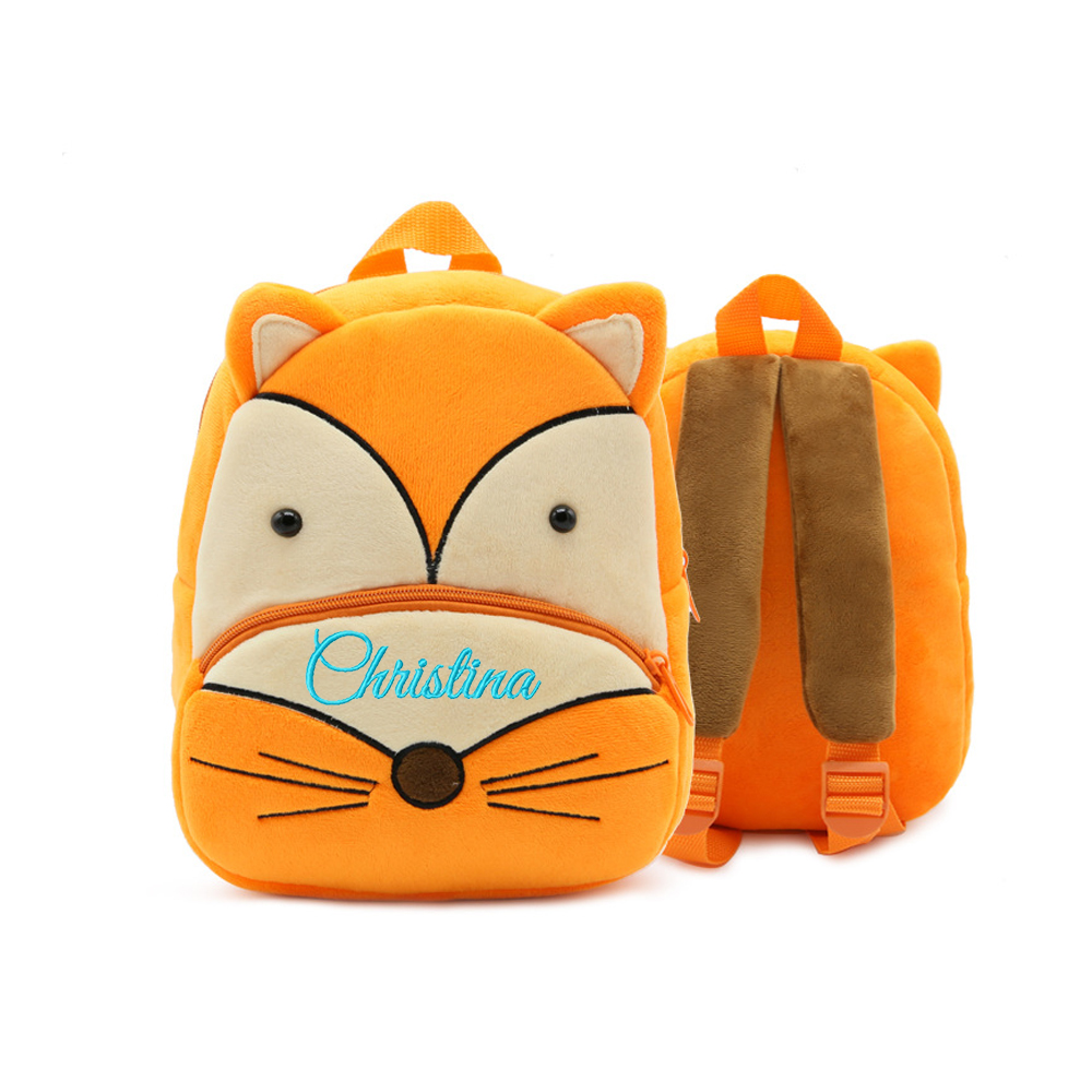 Personalized Embroidery Cartoon Animals Backpack