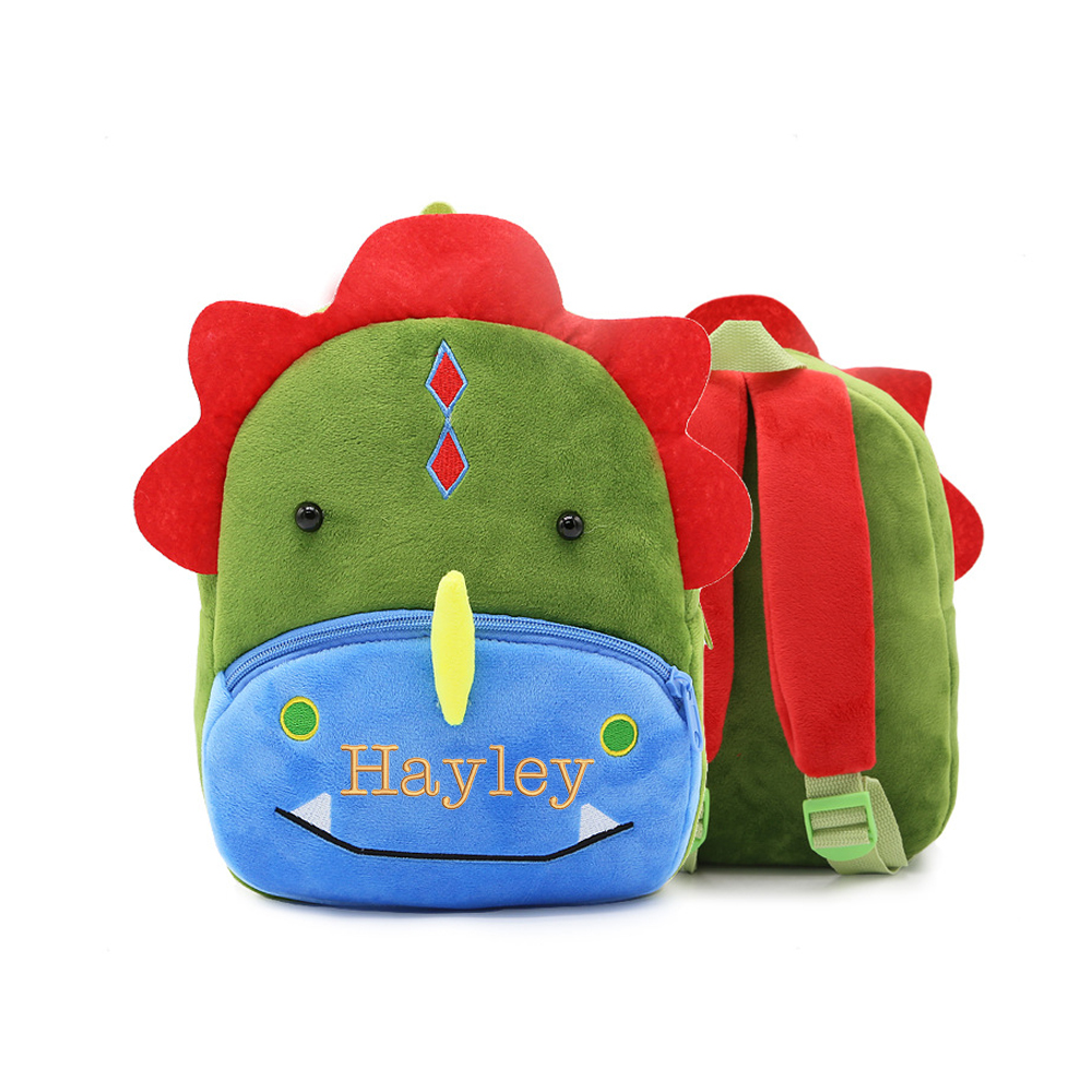 Personalized Embroidery Cartoon Animals Backpack