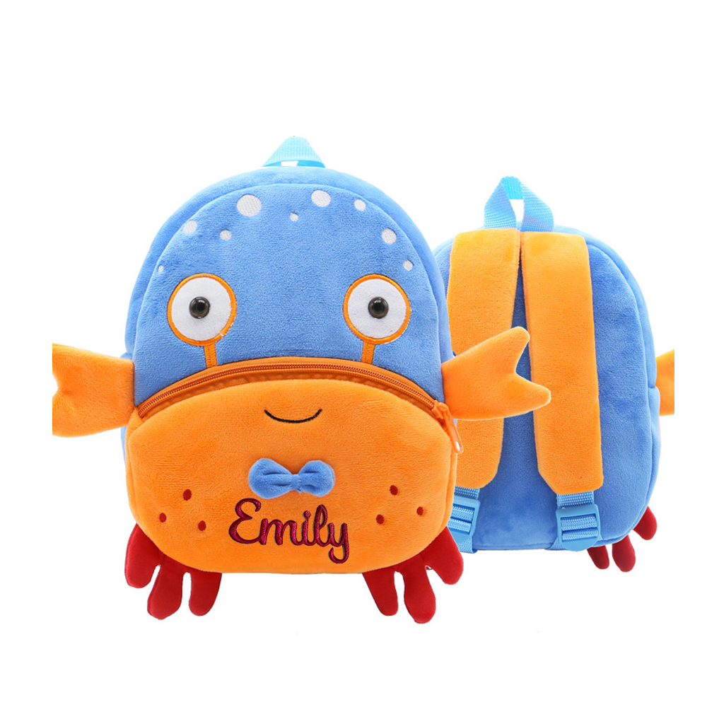 Personalized Embroidery Cartoon Animals Backpack