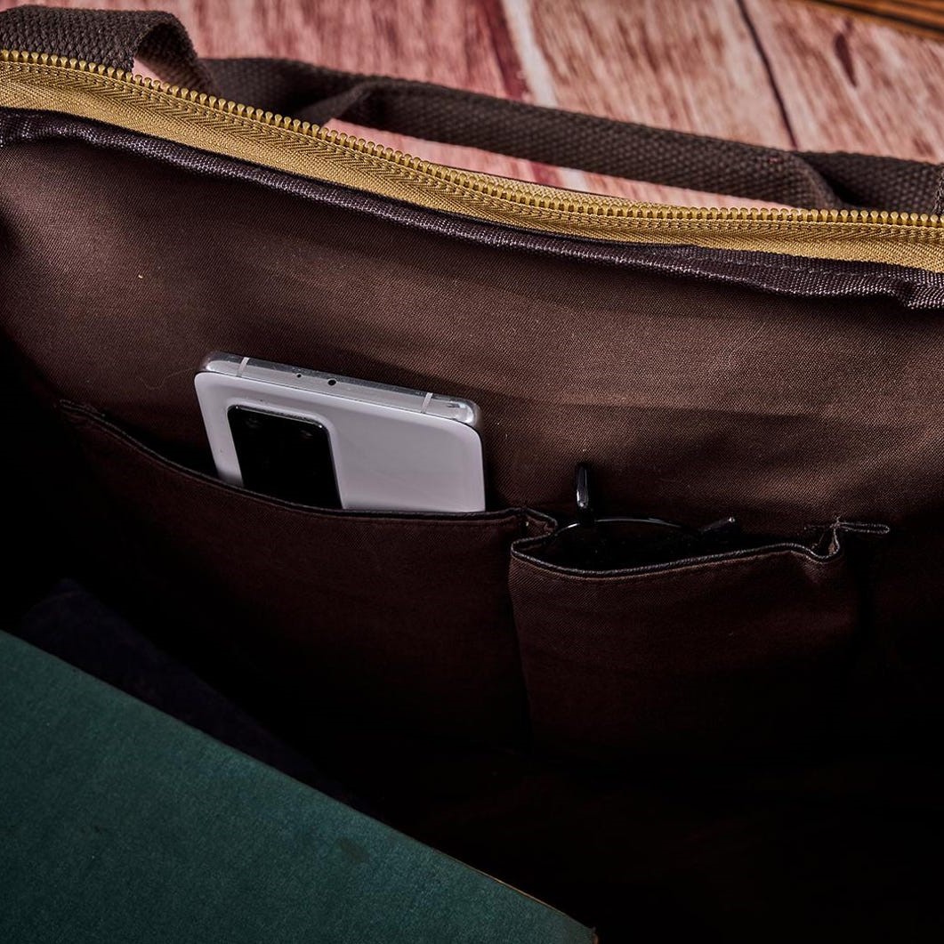 Personalized Leather Monogram Engraved Duffel Bag