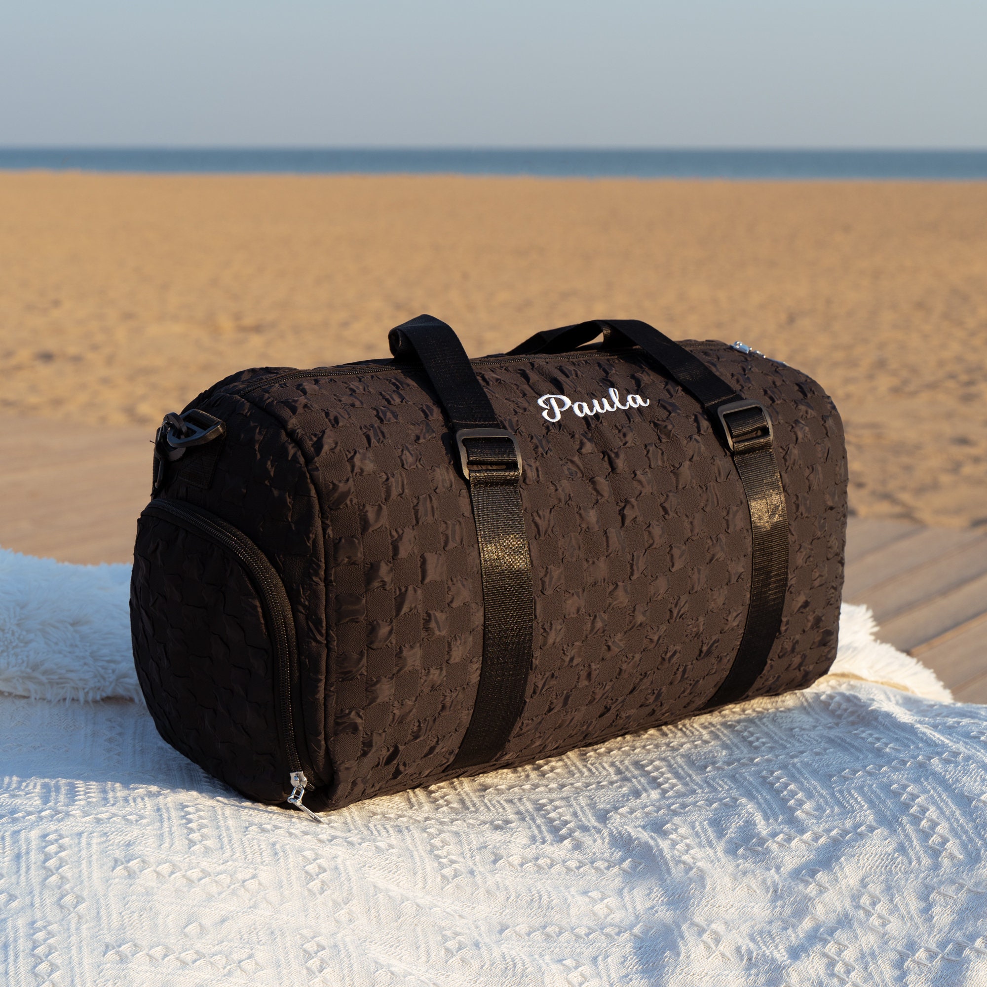 Personalized Embroidery Oxford Fabric Duffle Bag