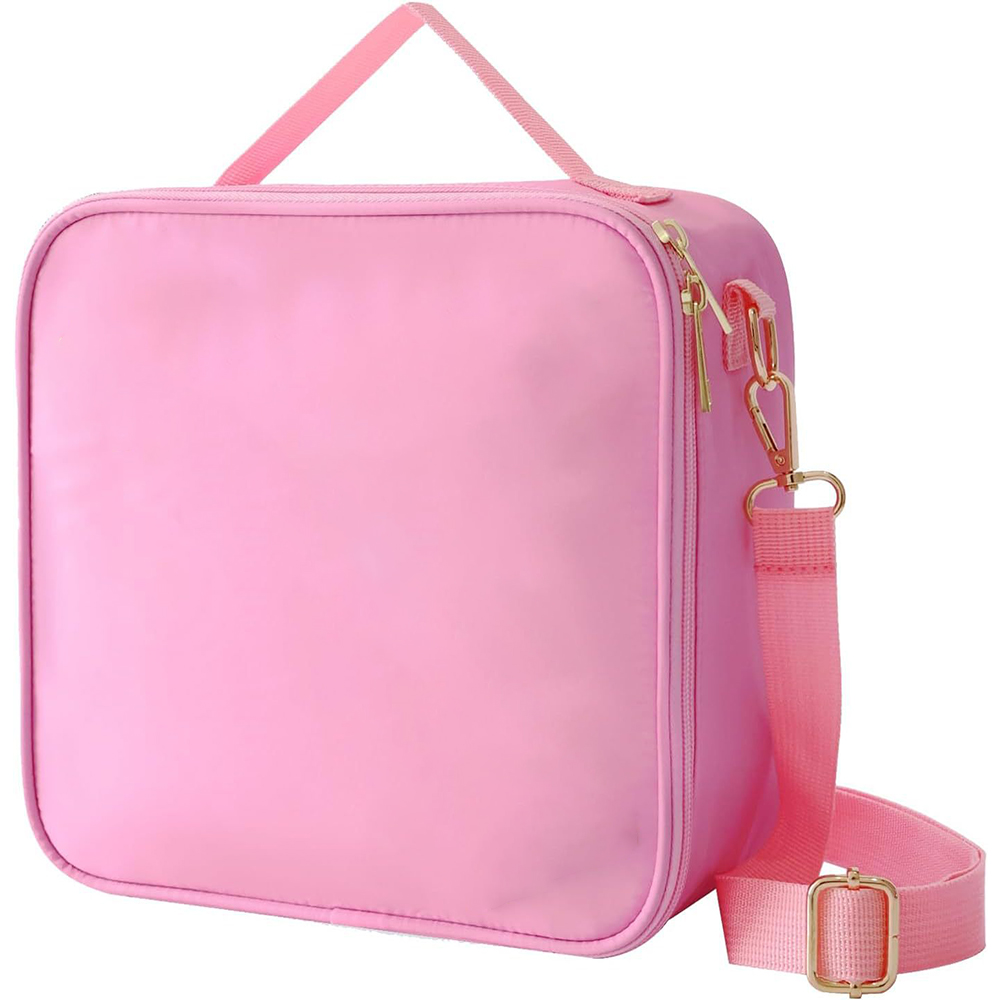 Personalized Chenille Letter Lunch Bag With Strap