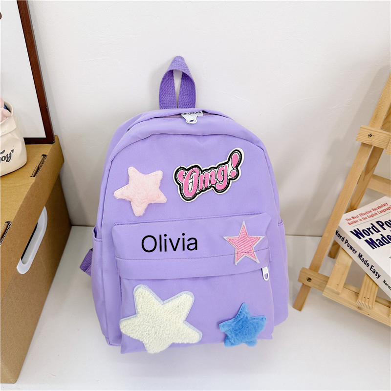 Personalized Kid Cute Star Backpack