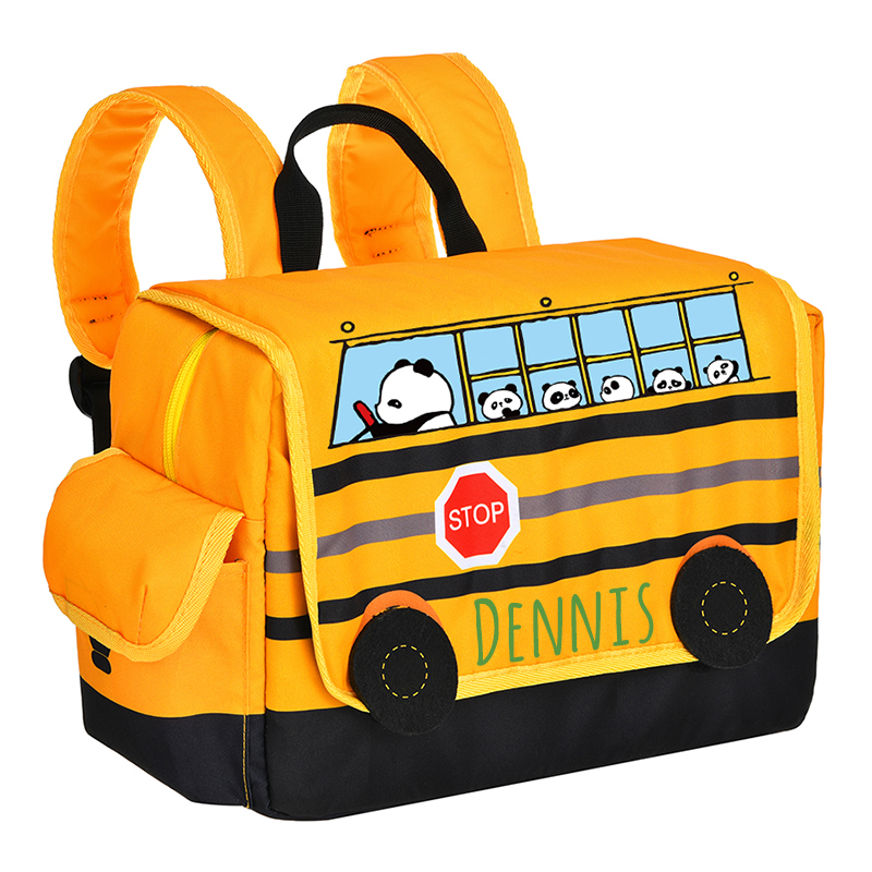 Personalized 3D School Bus Backpack