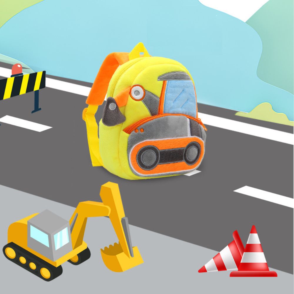 Personalized Kid's Engineering Vehicle series backpack | DGBag01