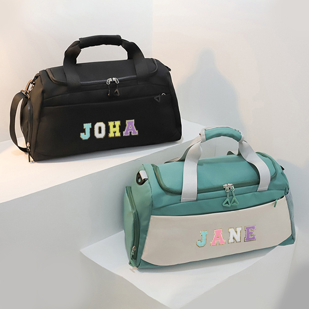 Personalized Name Weekender Travel Duffle Bag