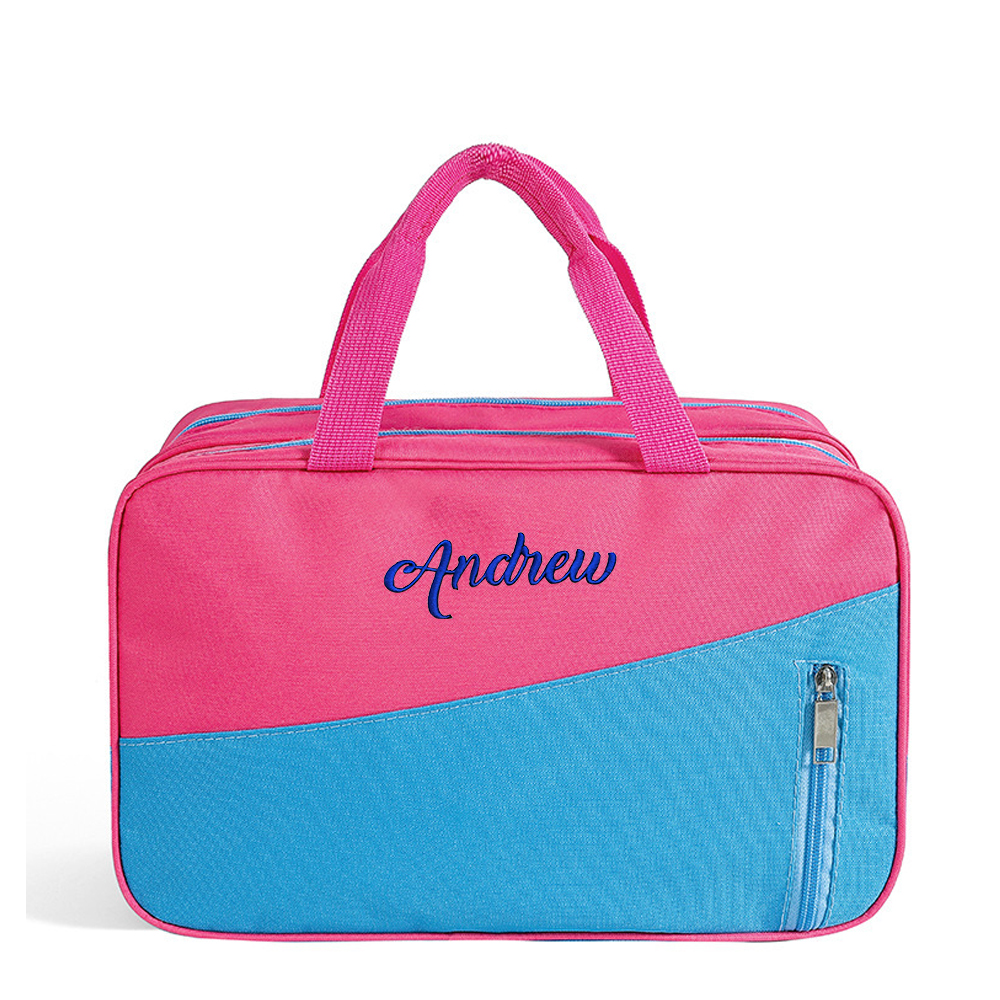 Personalized Embroidered Large Capacity Sports Amenity Bag