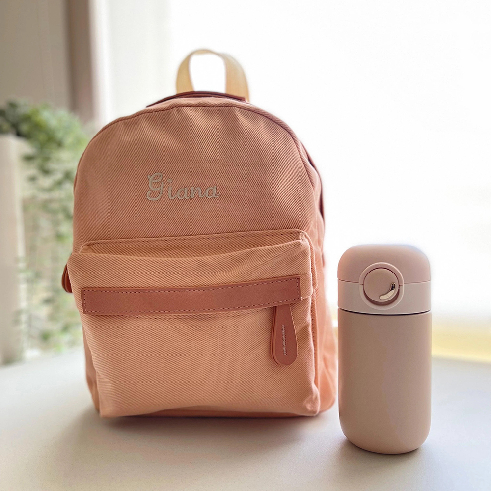 Personalized Embroidery Kids Classic Canvas Backpack