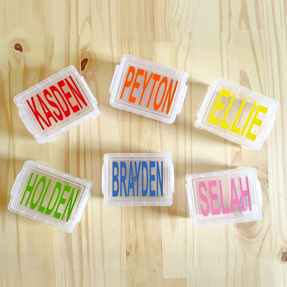 Personalized Kids Name Colourful Crayon Holder
