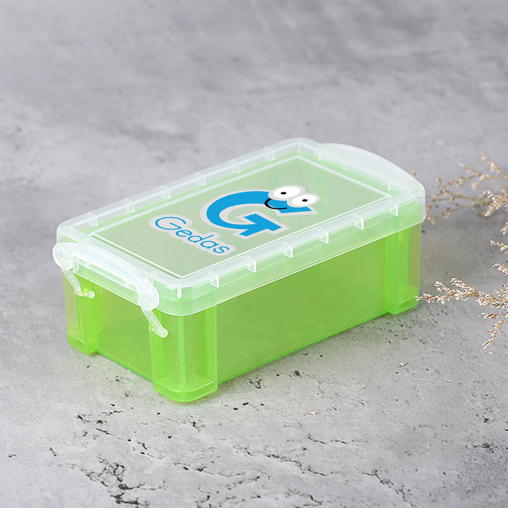 Personalized Original Lovely Monogram Crayon Box