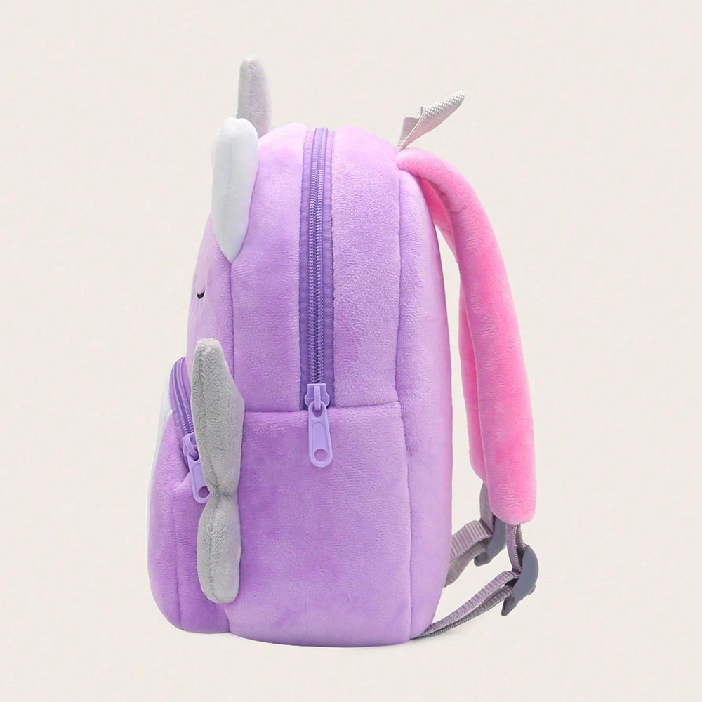 Personalized Cute Purple Unicorn Animals Toddler Backpack