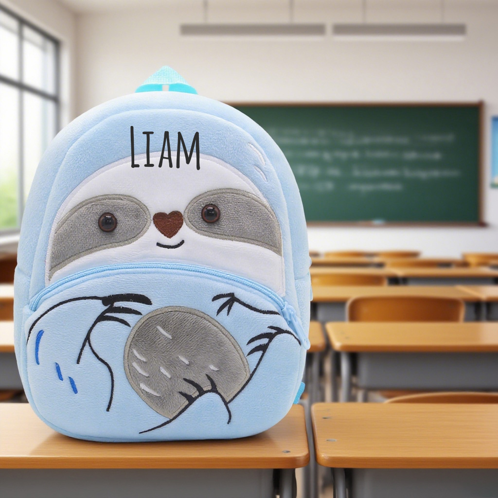 Personalized Cute Sloth Animals Toddler Backpack