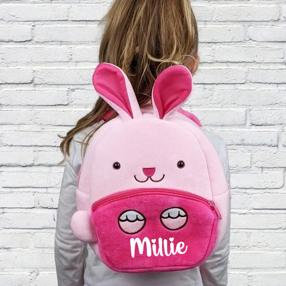 Personalized Cute Rabbit Animals Toddler Backpack