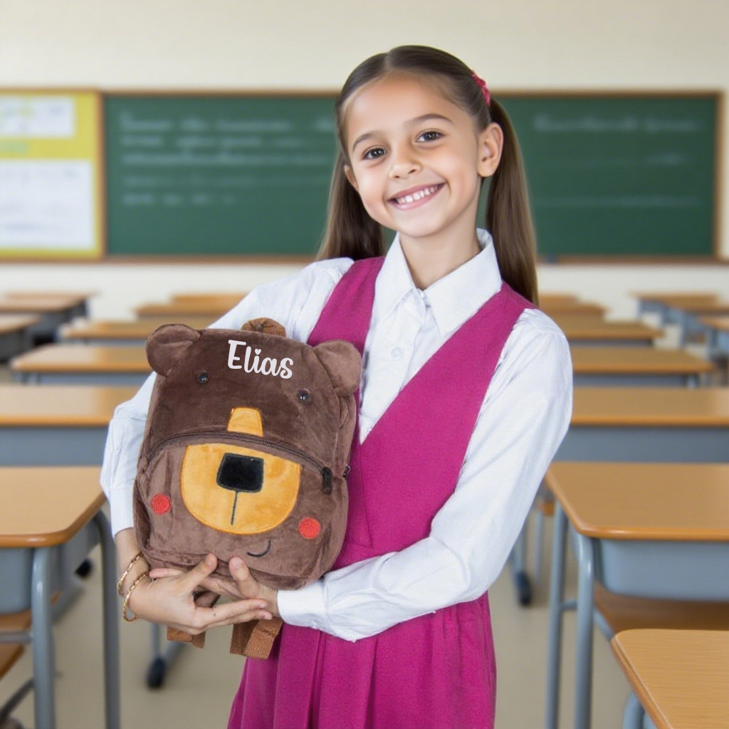 Personalized Cute Bear Animals Toddler Backpack