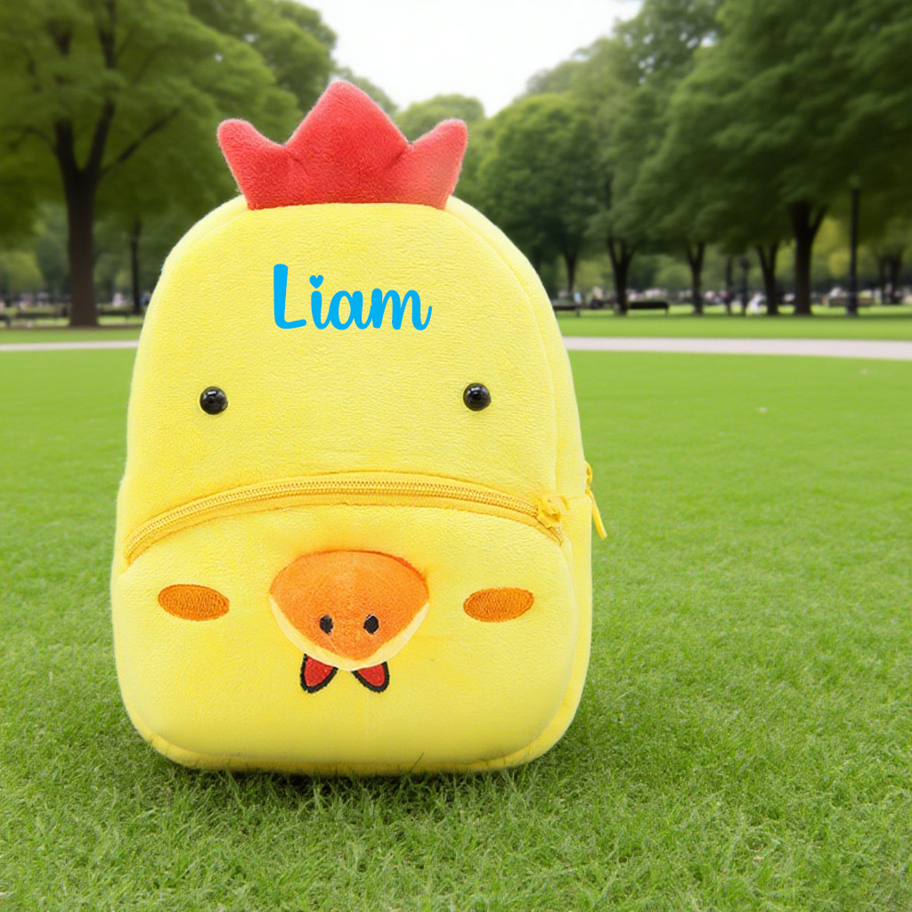 Personalized Cute Rooster Animals Toddler Backpack