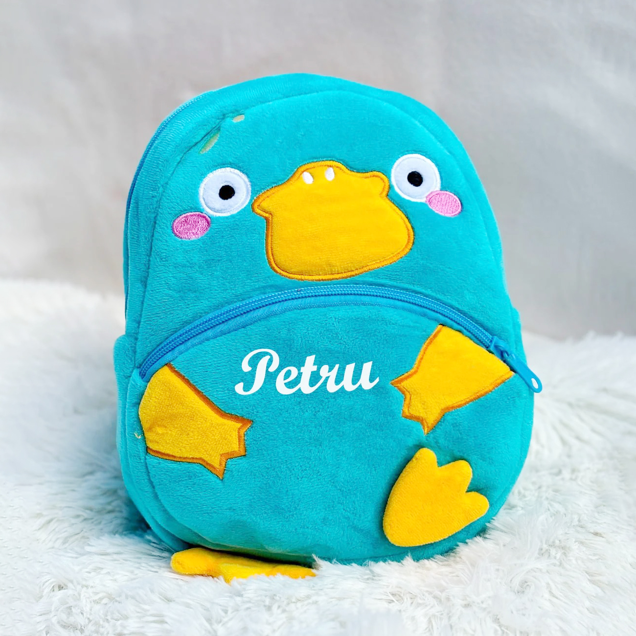 Personalized Cute Platypus Animals Toddler Backpack