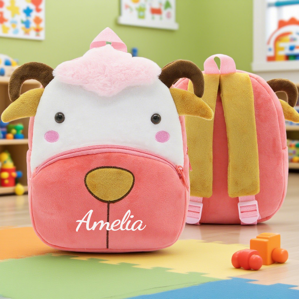 Personalized Cute Sheep Animals Toddler Backpack