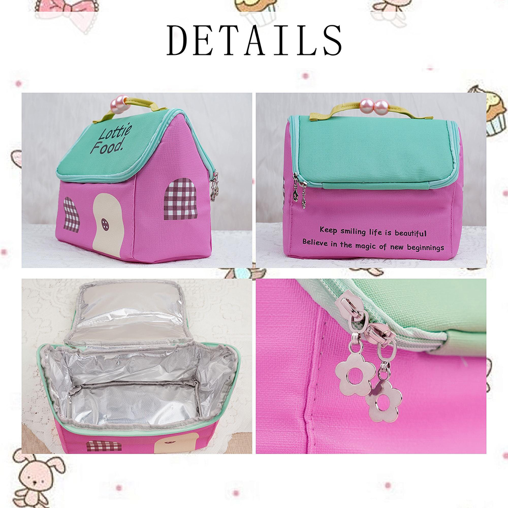 Personalized Cute House Shape Lunch Bag
