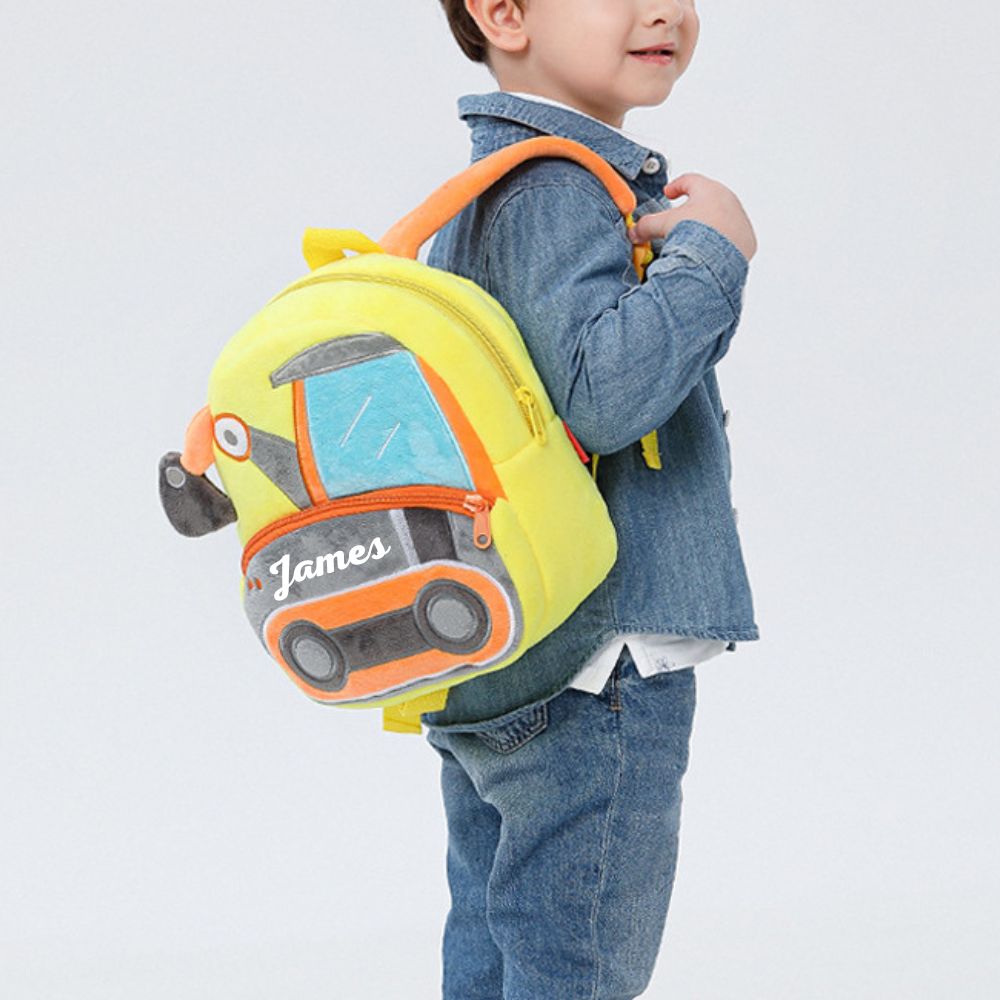 Personalized Kid's Engineering Vehicle series backpack | DGBag01