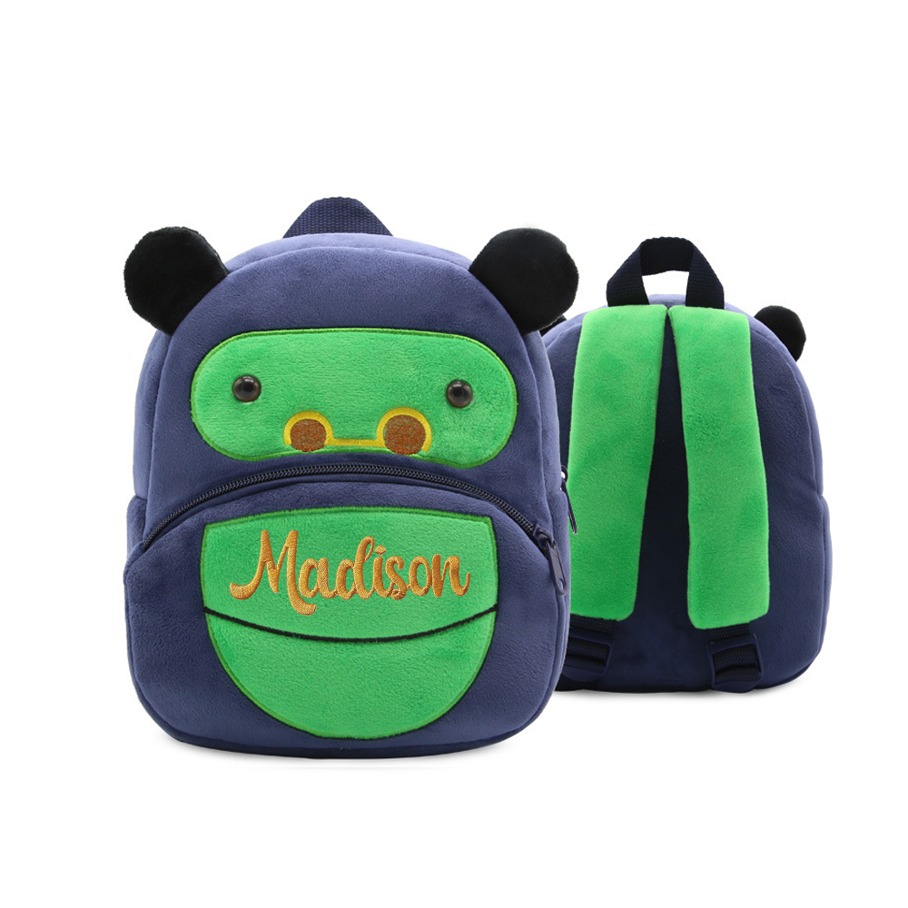 Personalized Embroidery Cartoon Animals Backpack