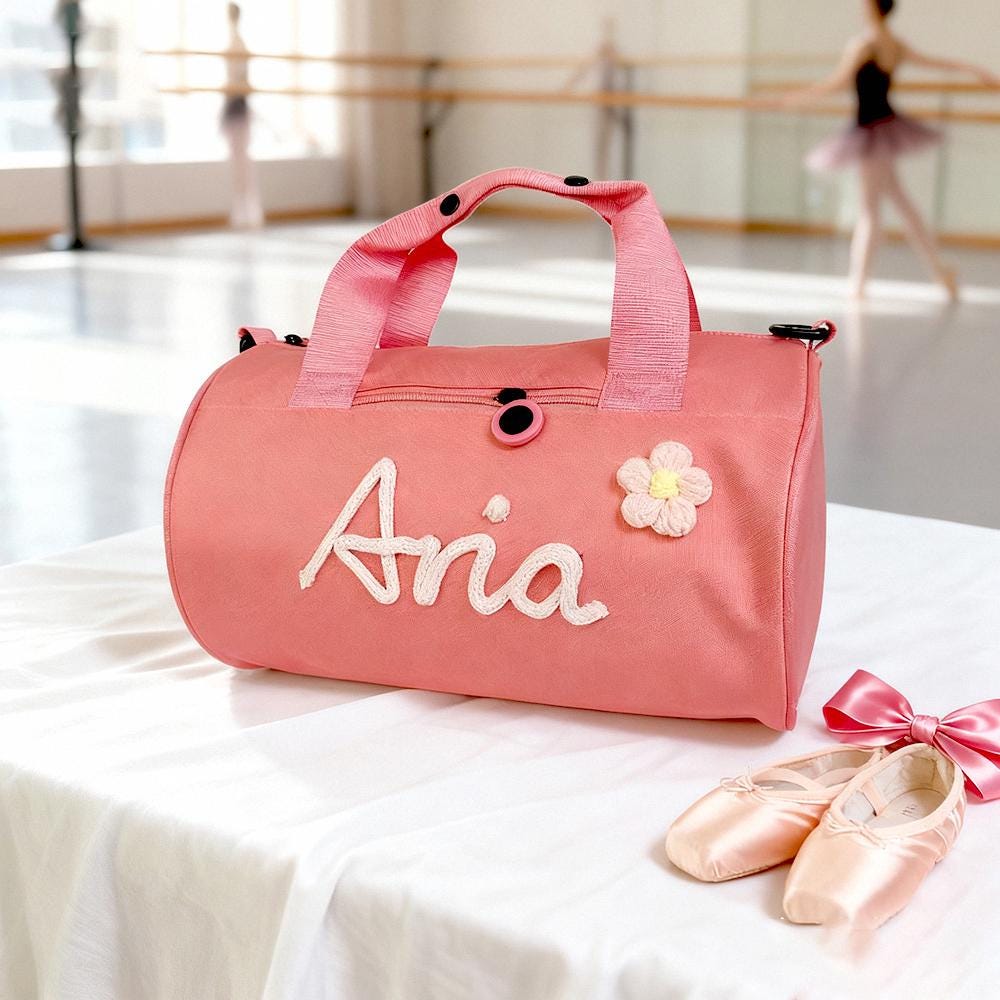 Personalized Hand-embroidery Water Proof Duffle Dance Bag