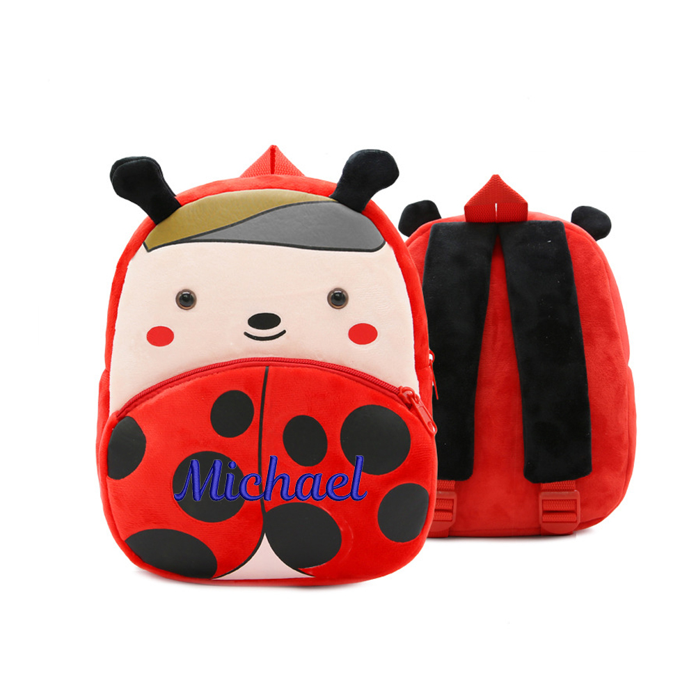 Personalized Embroidery Cartoon Animals Backpack