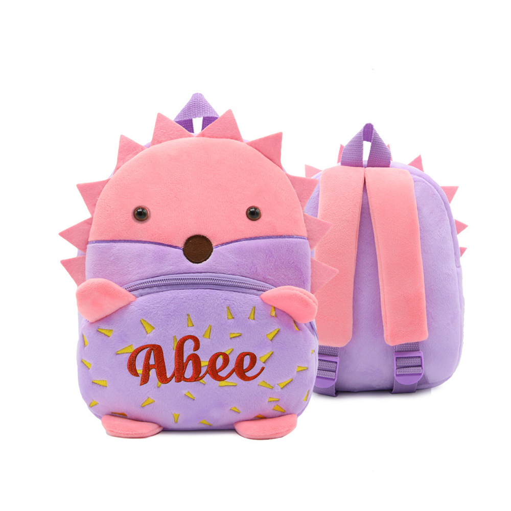 Personalized Embroidery Cartoon Animals Backpack