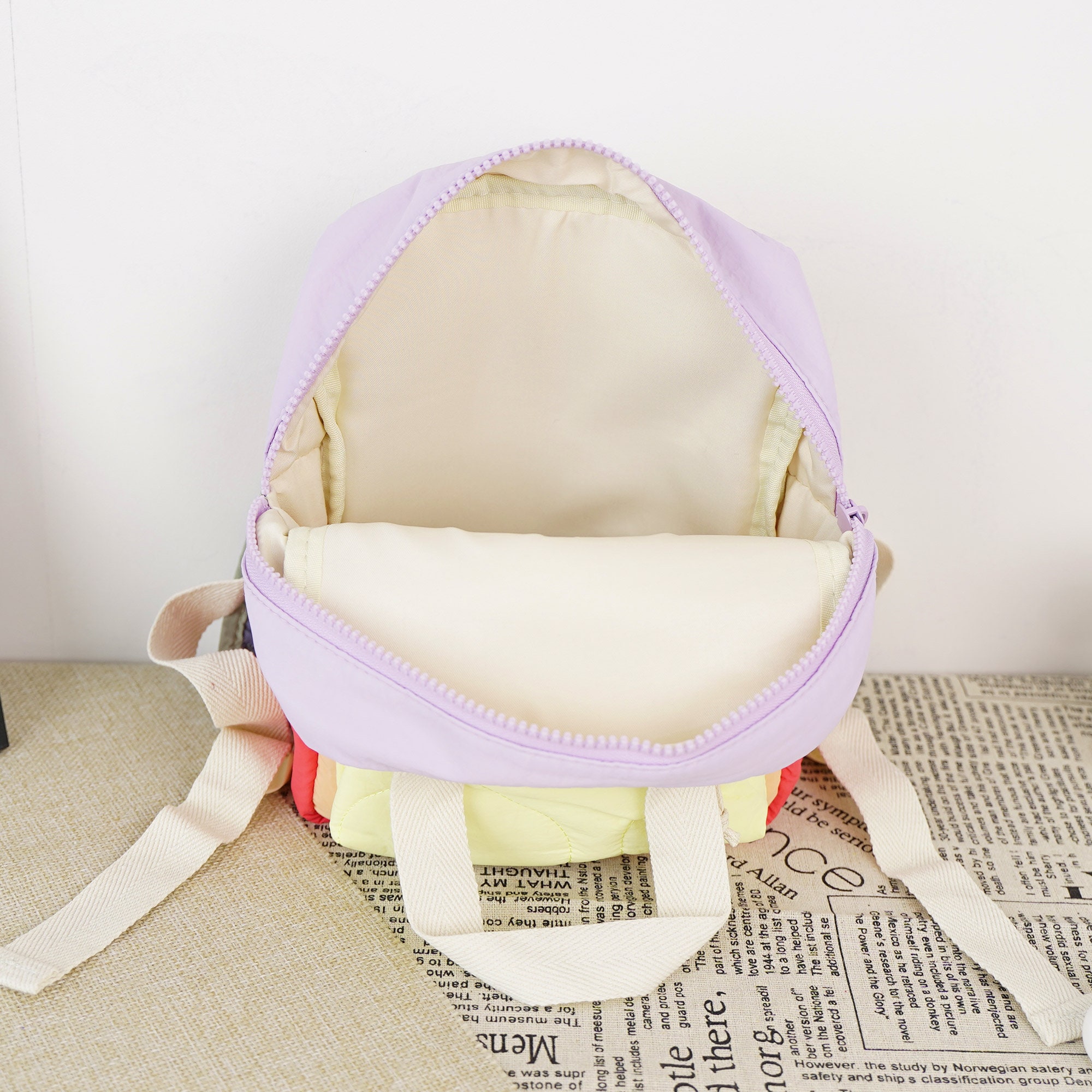 Personalized Embroidery Kid Pop Color Backpack