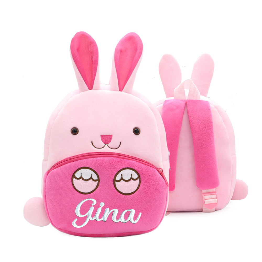 Personalized Embroidery Cartoon Animals Backpack