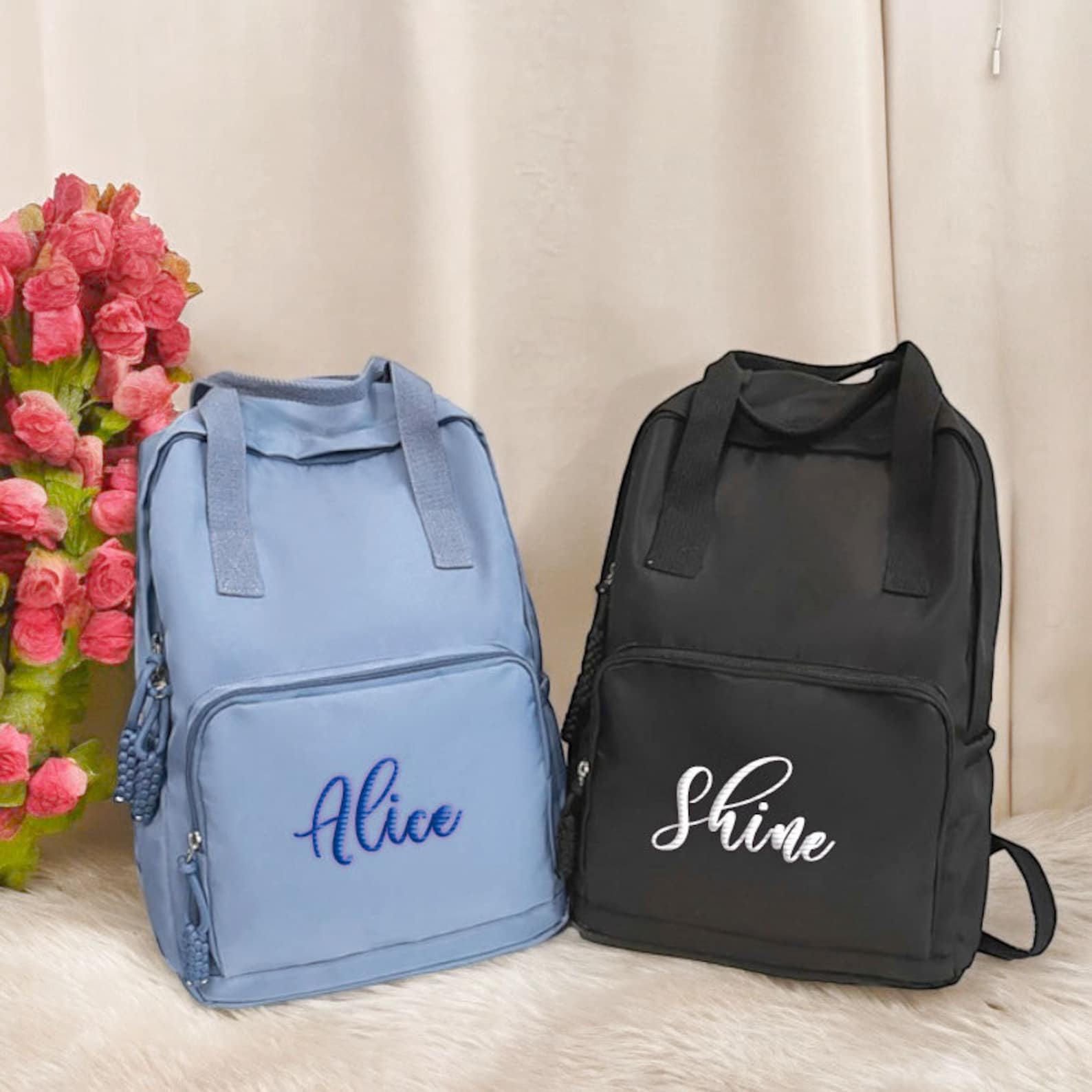 Personalized Embroidery Kid Oxford Fabric Backpack