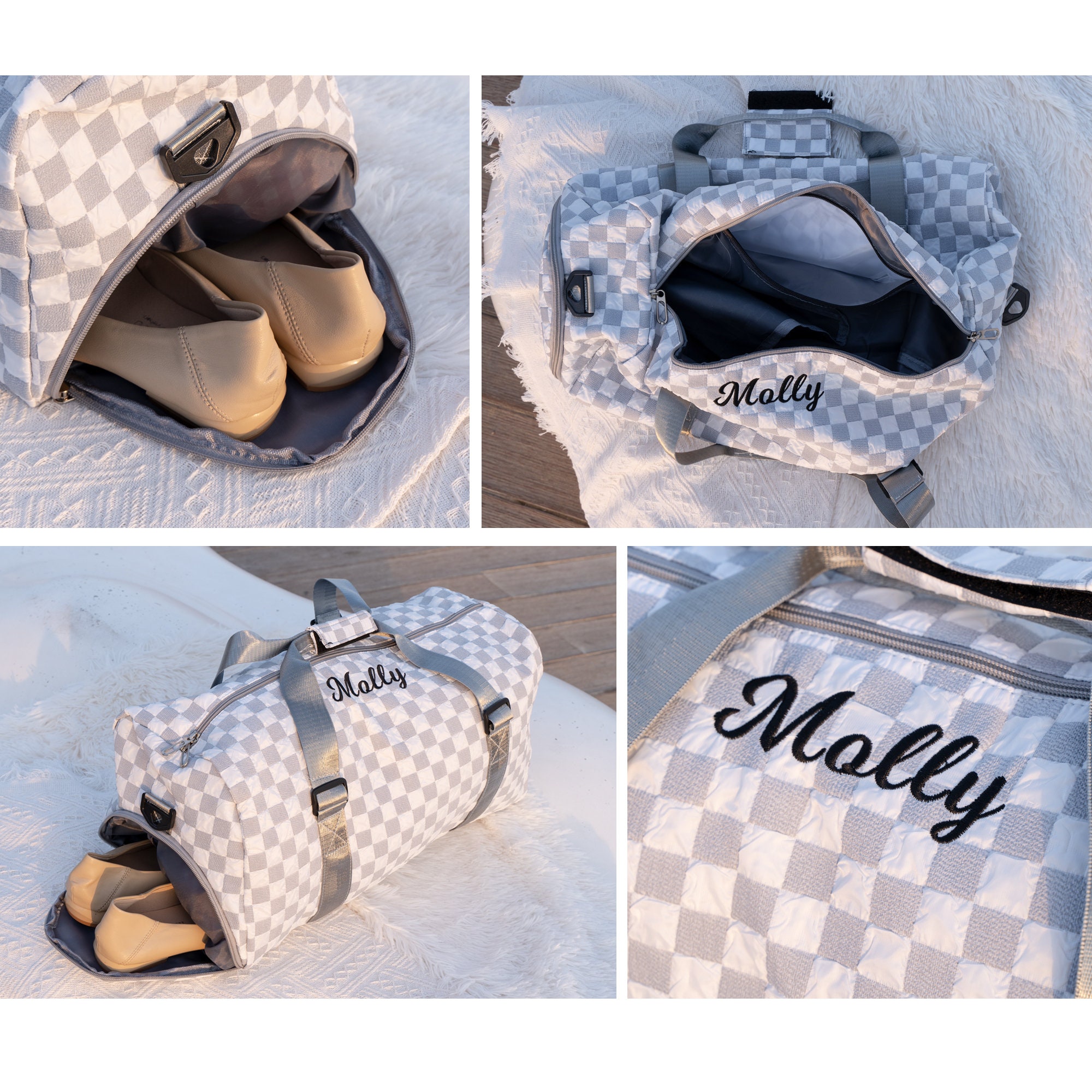 Personalized Embroidery Oxford Fabric Duffle Bag