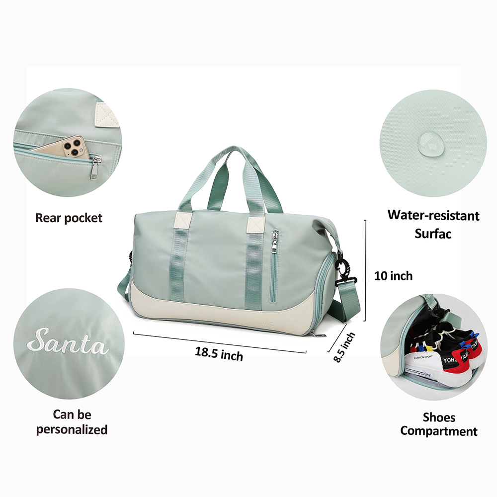 Personalized Embroidery Oxford Fabric Duffle Bag