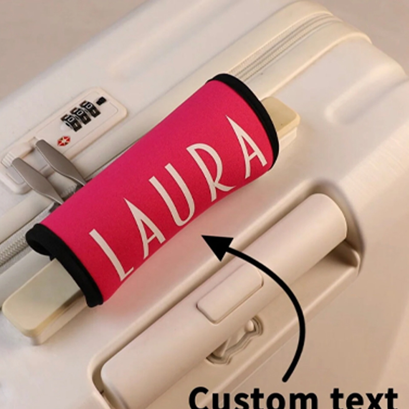 Personalised Name Luggage Tag Handle Cover