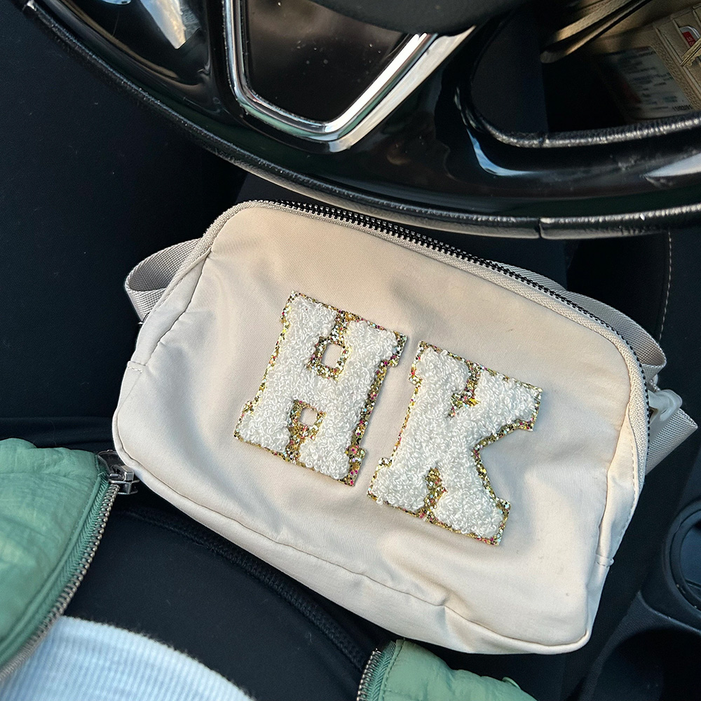 Personalized Cute Chenille Patch Fanny Pack