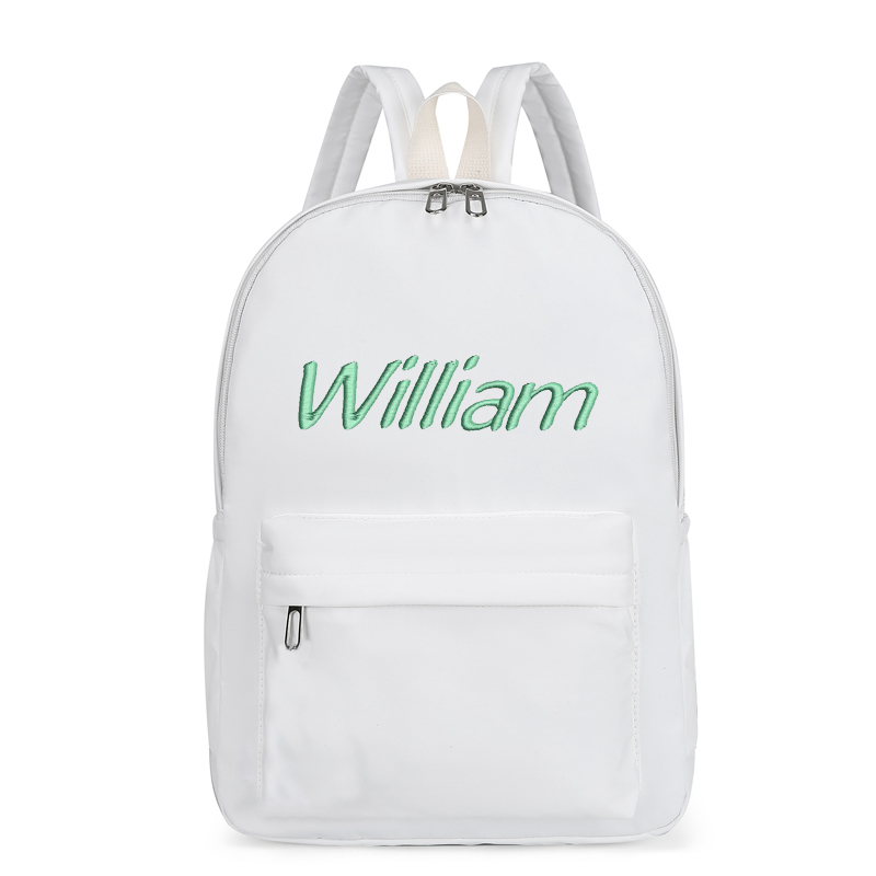 Personalized Embroidery Kids Color School Backpack