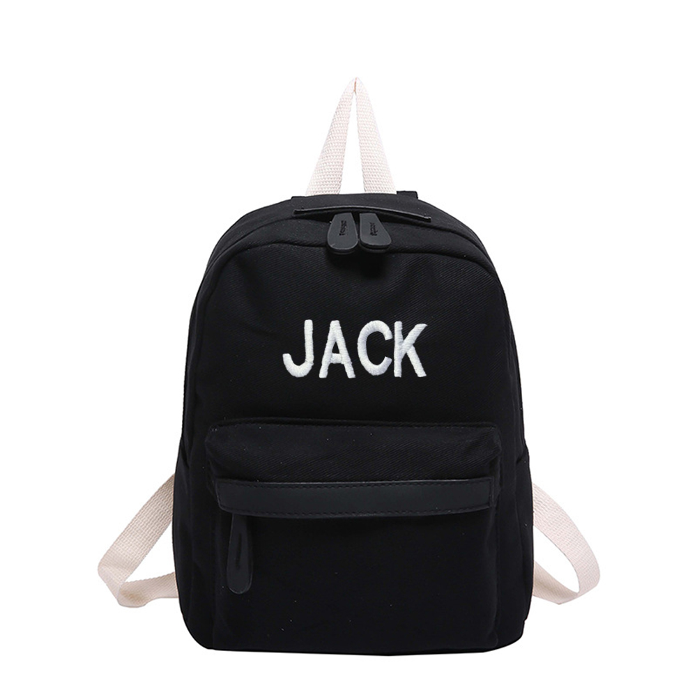 Personalized Embroidery Kids Classic Canvas Backpack