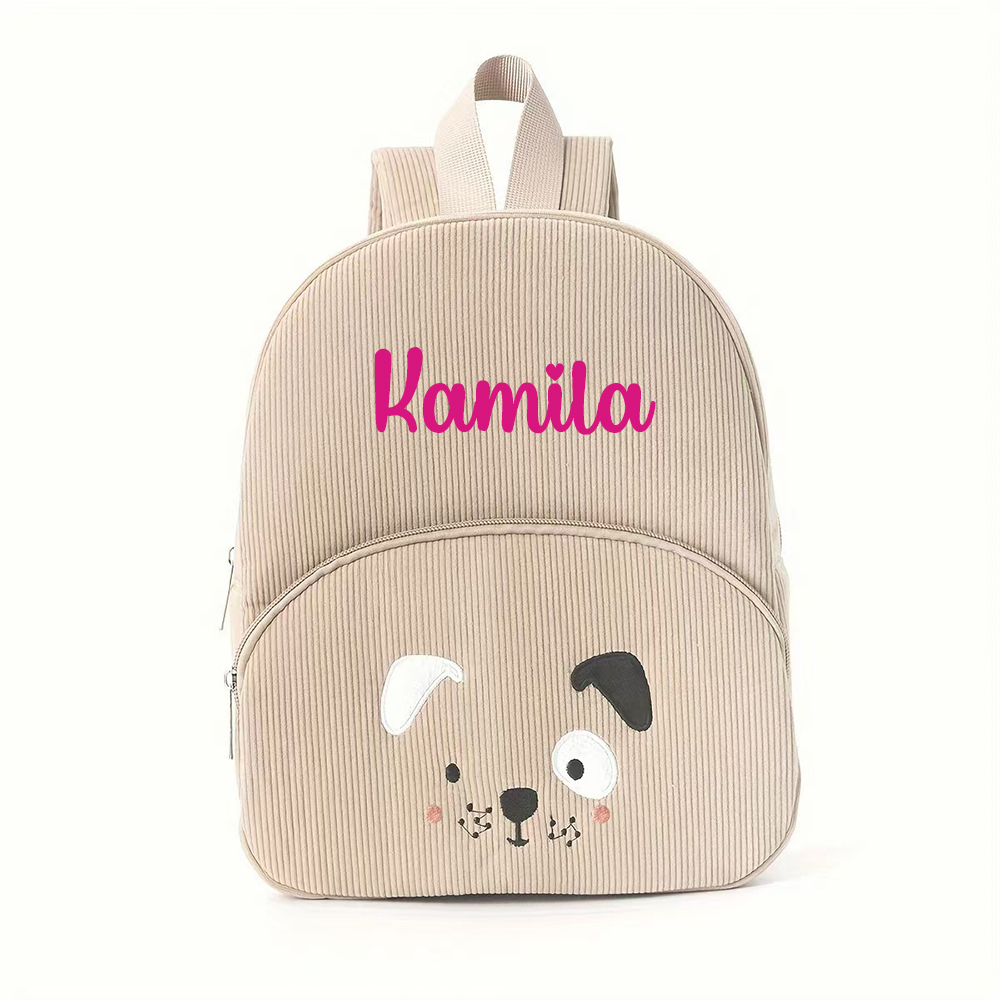 Personalized Lovely Corduroy Animals Backpack